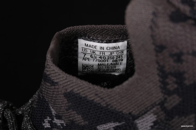 FB7876 Adidas Black Boost 380 Yeezy 1022